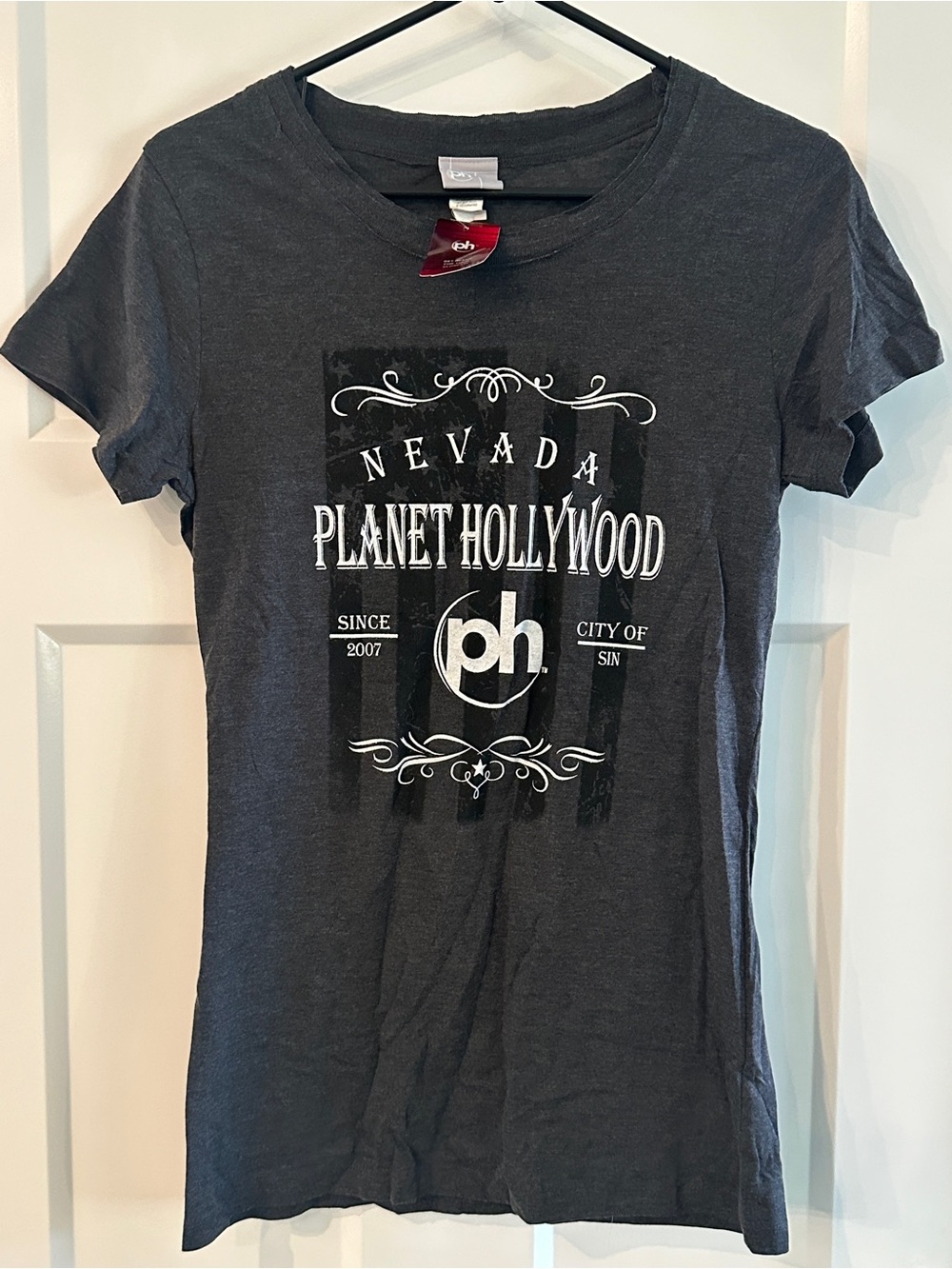 Planet Hollywood Nevada City of Sin Las Vegas Women’s T-Shirt NWT Size XL